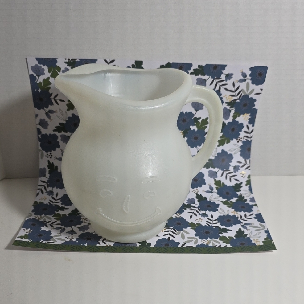 Vintage White Kool-aid Pitcher - Inv. No. 497